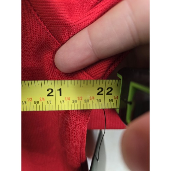 New Nike Golf Mens Large Dri-Fit Polo Red Embroidered NWT - Picture 10 of 10